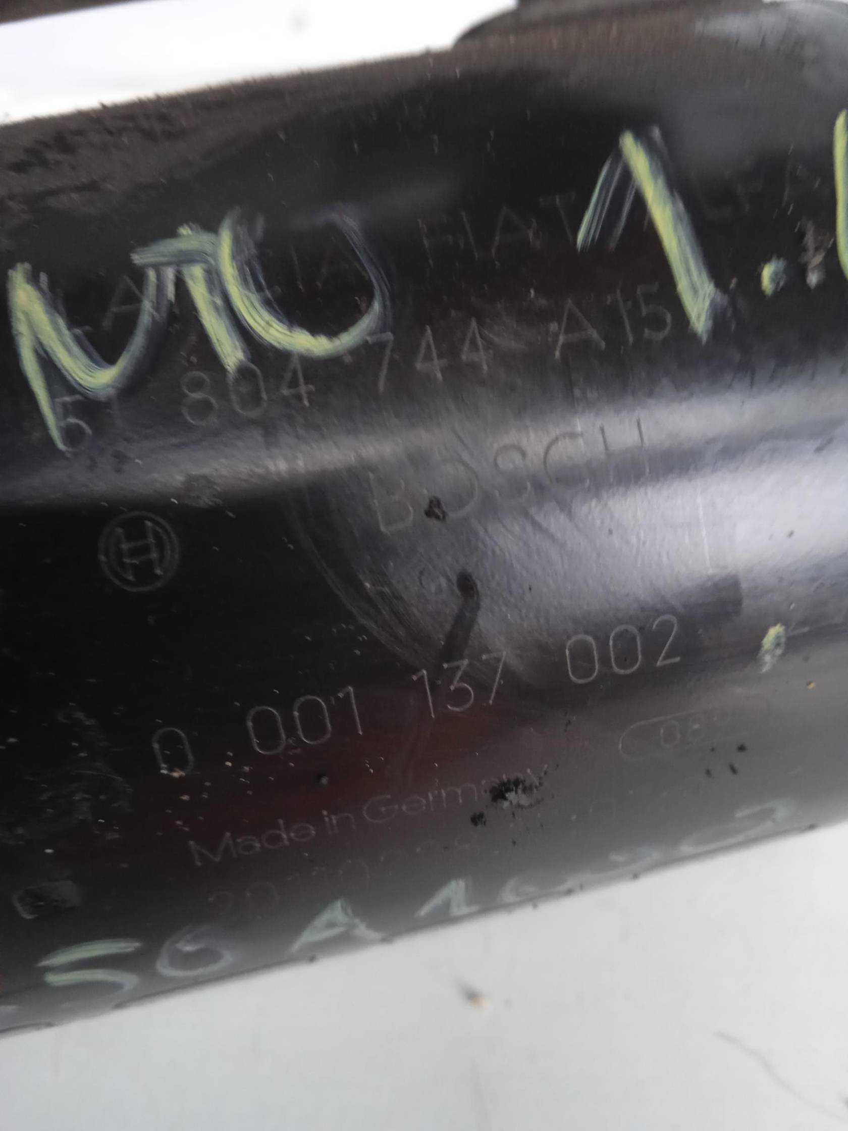 Braccio oscillante sosp. ant. dx.